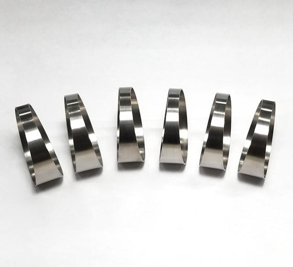 2.36" Pie Cut 7.5° 1mm/.039" 1D Tight Radius - 6 pack (90° Total)